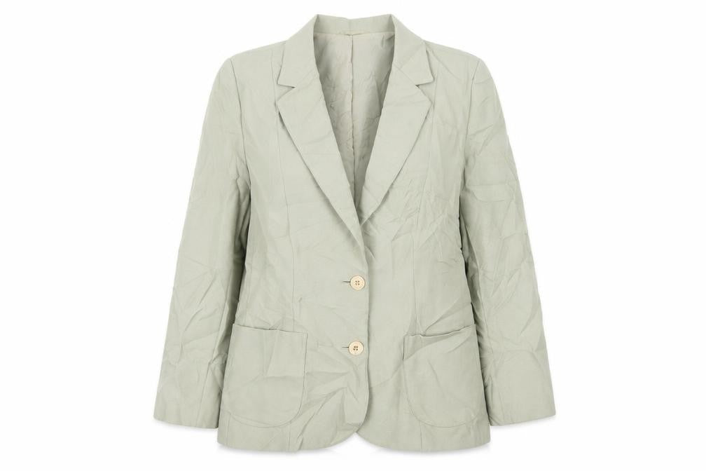 St Michael Womens Green   Jacket Blazer Size 16  Button