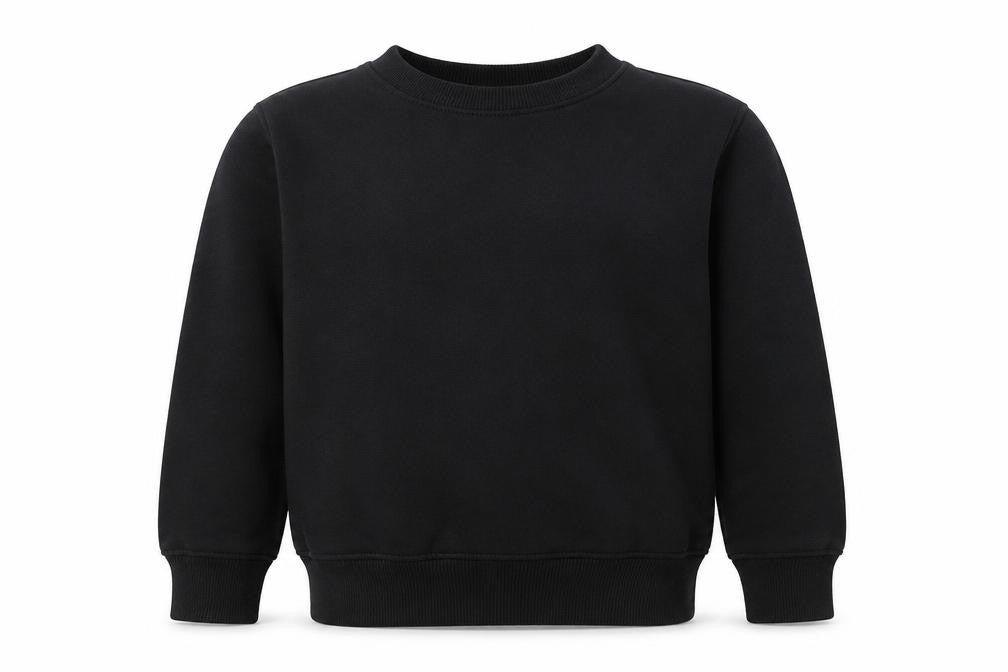 H&M Boys Black  Cotton Pullover Sweatshirt Size 9-10 Years  Pullover