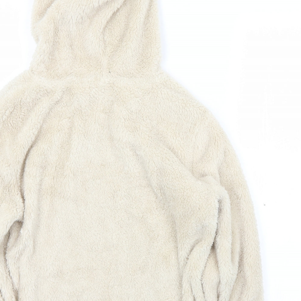 Apparel Womens Beige  Polyester Pullover Hoodie Size XS   - Lounge
