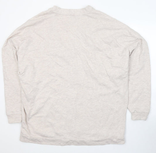 ASOS Mens Beige V-Neck  Cotton Cardigan Jumper Size S
