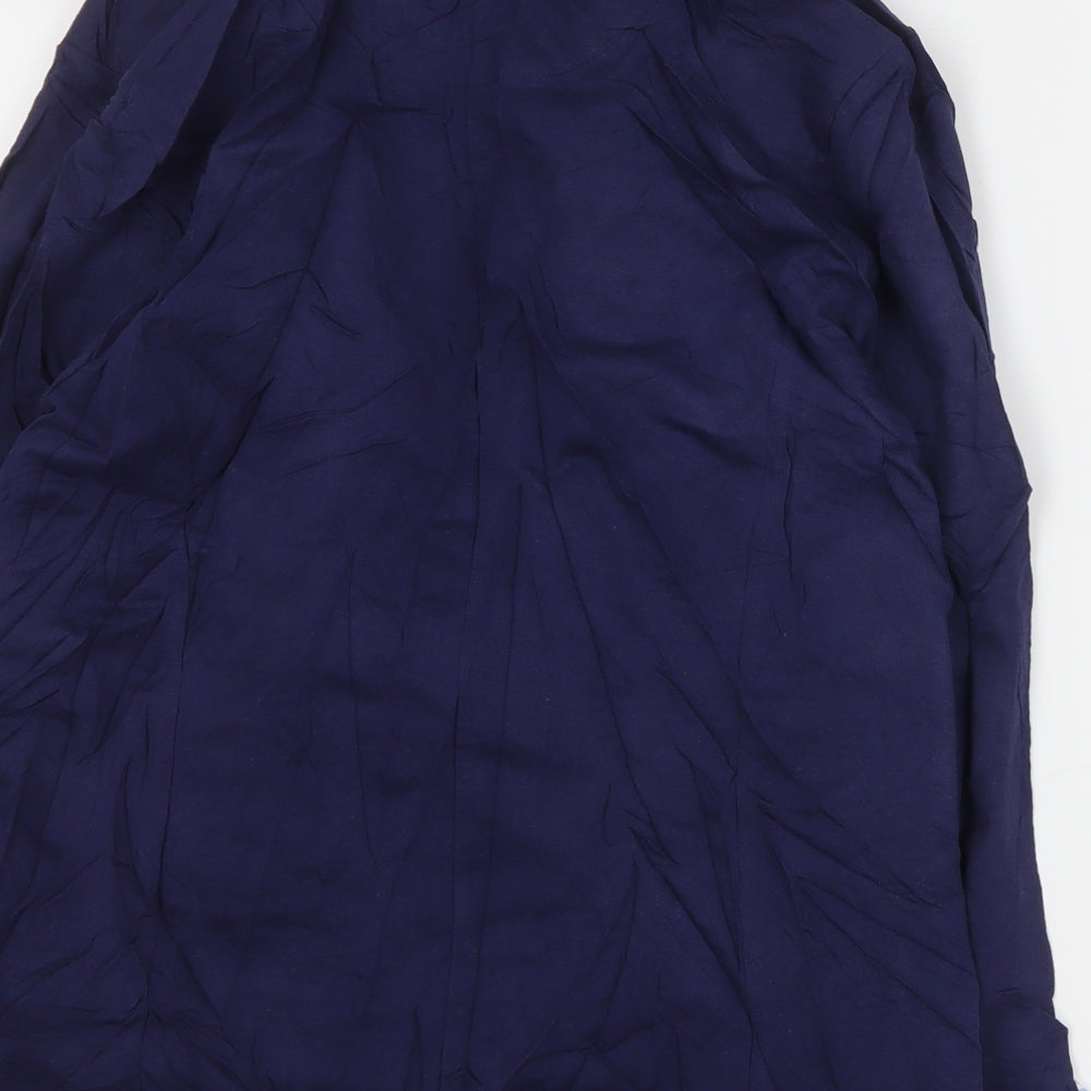 Internacionale Womens Blue   Jacket Blazer Size 14  Button