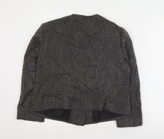M&Co Womens Grey   Jacket Coat Size 16  Button