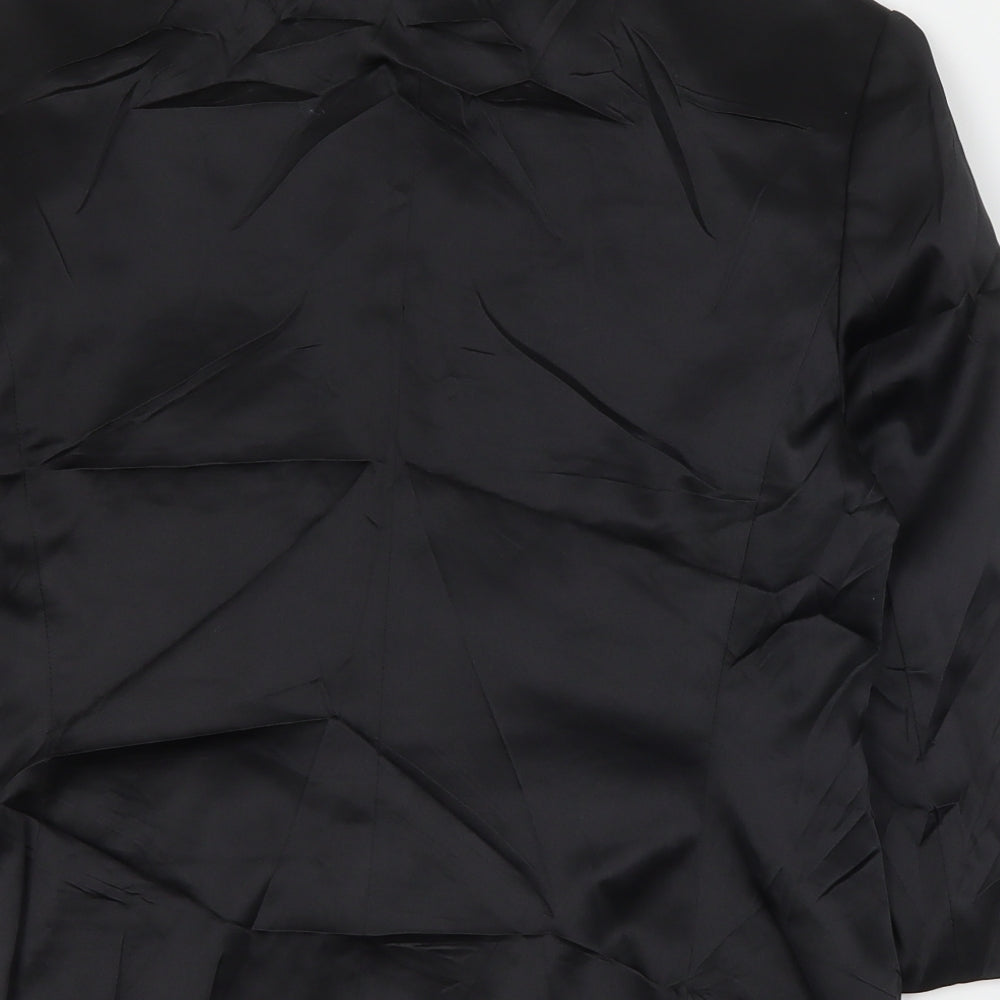InWear Womens Black   Jacket  Size 10  Hook & Eye