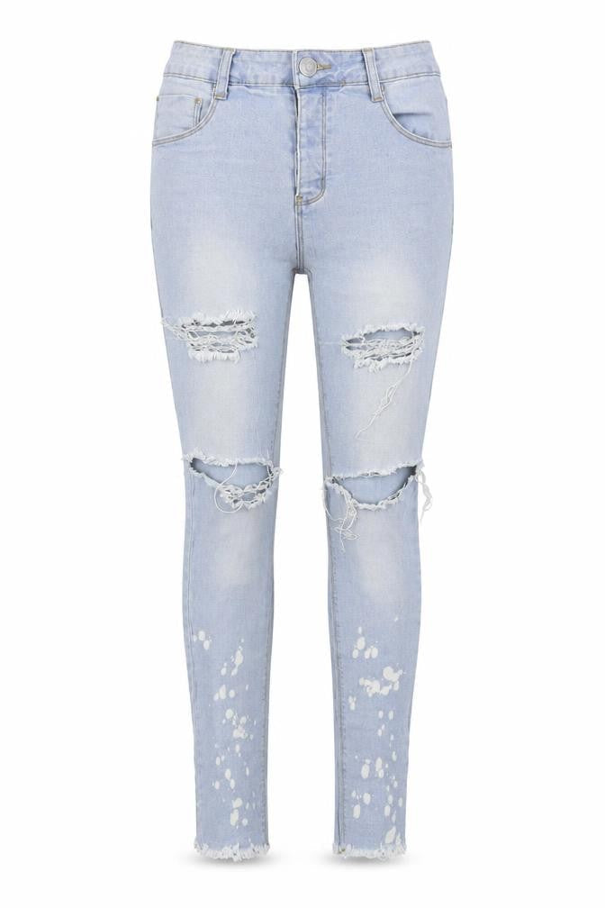 The Rockn Rev Womens Blue  Cotton Skinny Jeans Size 6 L29 in Regular