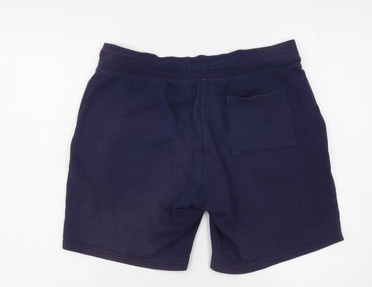 F&F Boys Blue  Cotton Sweat Shorts Size S L9 in Regular