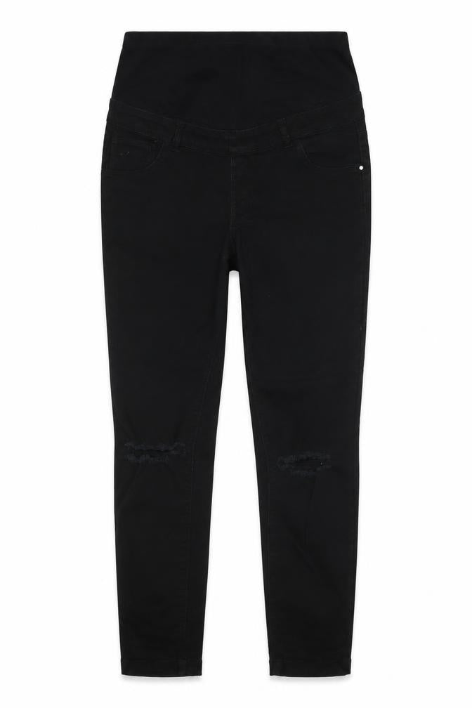 New Look Womens Black  Cotton Skinny Jeans Size 10 L26 in Regular