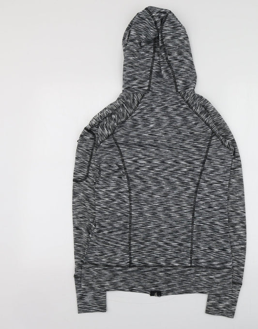 RBX Womens Grey  Polyester Full Zip Hoodie Size S