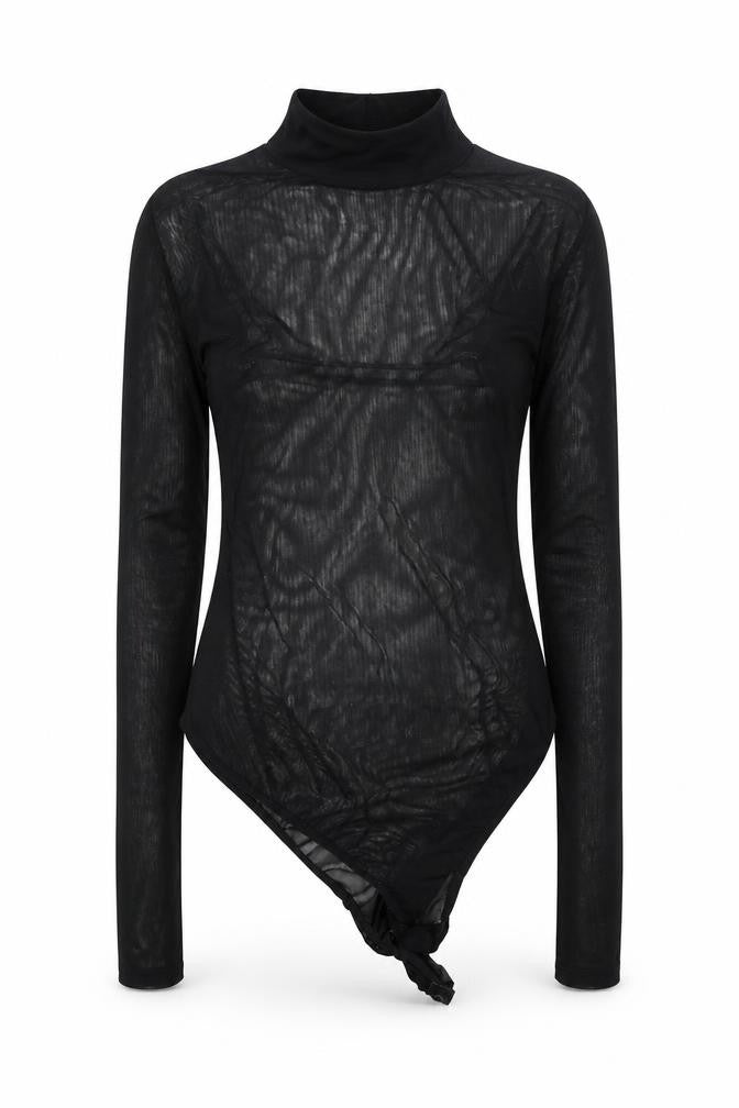 Boohoo Womens Black  Polyester Blend Basic Blouse Size 4 Halter