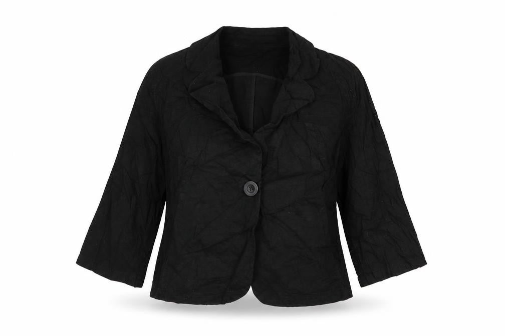 Wallis Womens Black   Jacket Blazer Size 16  Button