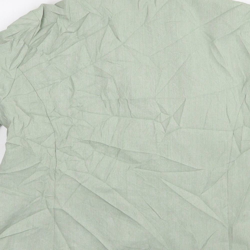 Bonmarché Womens Green   Jacket Blazer Size 16  Button