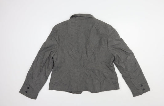 George Womens Grey   Jacket Blazer Size 18  Button