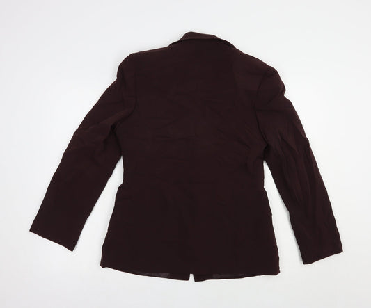 AMARANTO Womens Purple   Jacket Blazer Size 12  Button