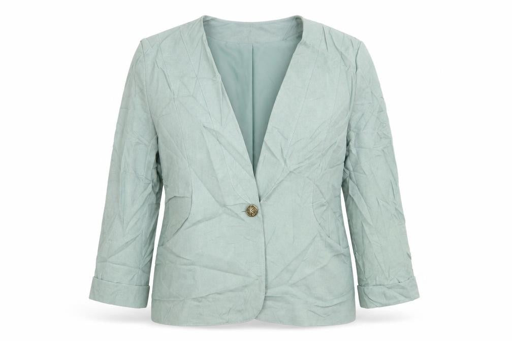 David Barry Womens Green   Jacket Blazer Size 16  Button