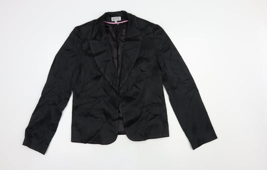 Etam Womens Black   Jacket Blazer Size 14