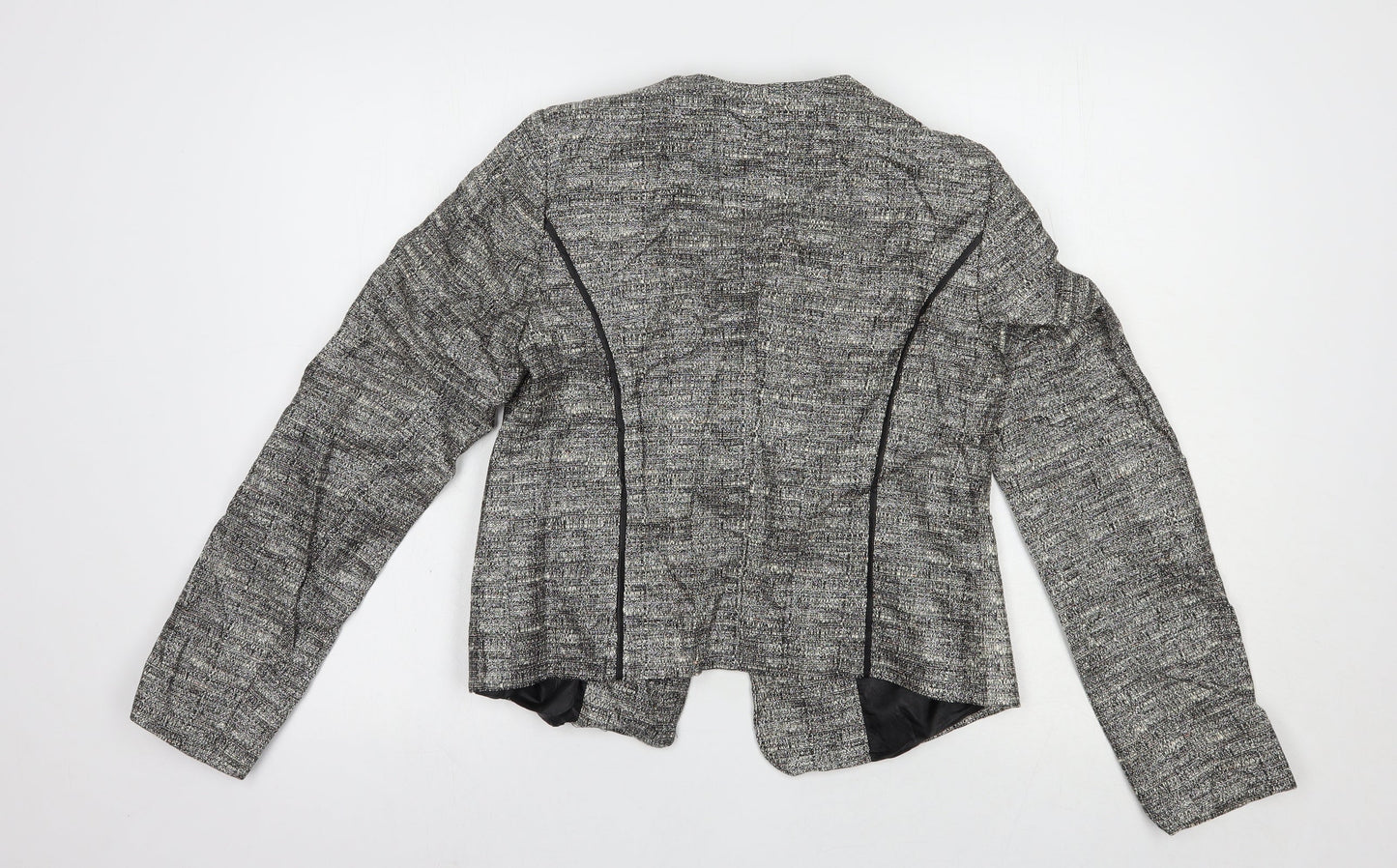 Savoir Womens Silver   Jacket Blazer Size 10