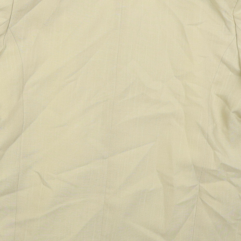 Vivienne Lawrence Womens Beige   Jacket  Size 16  Button