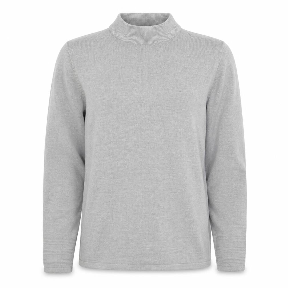 Marks and Spencer Womens Grey Round Neck  Acrylic Pullover Jumper Size 12