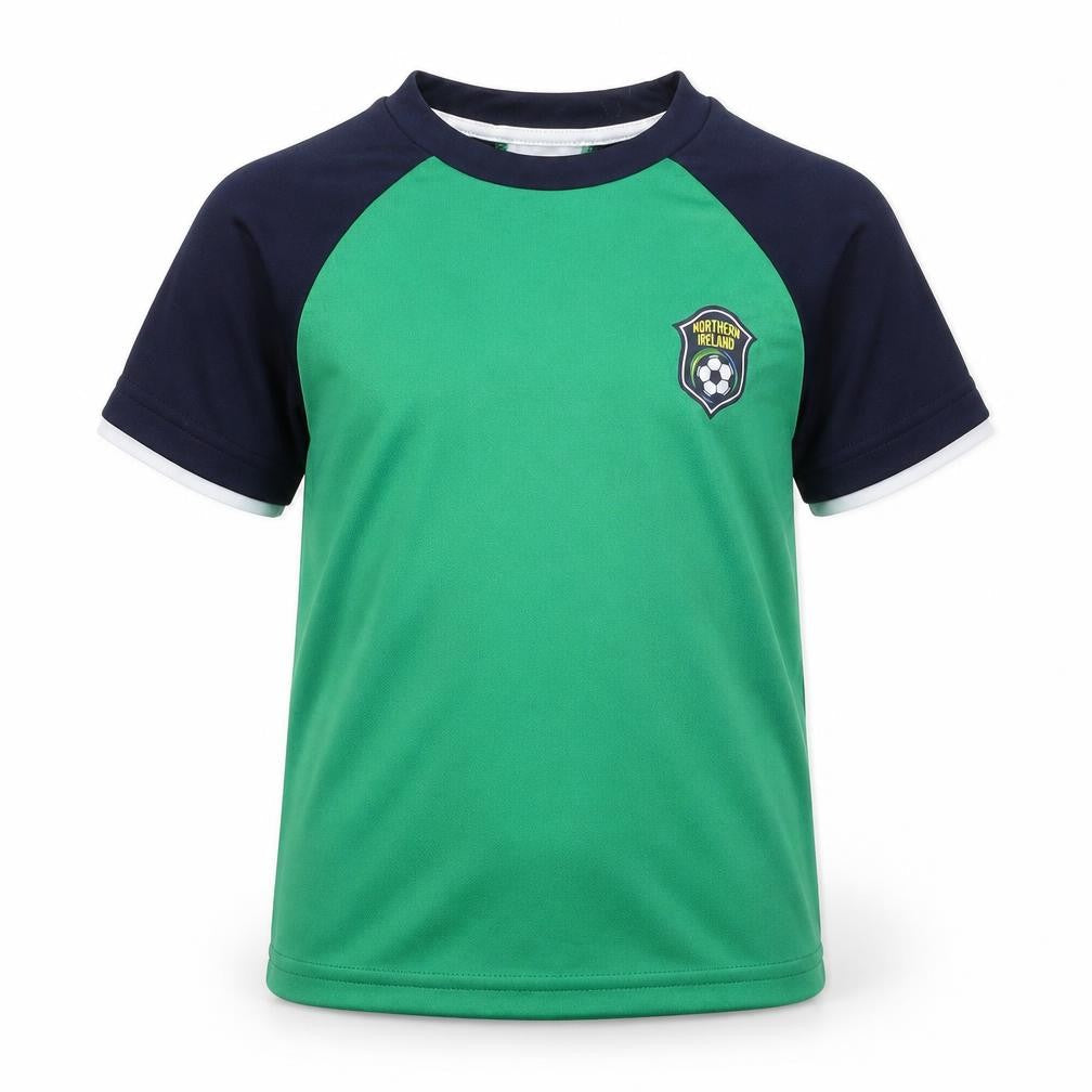 Dunnes Boys Green  Polyester Basic Casual Size 5 Years Round Neck