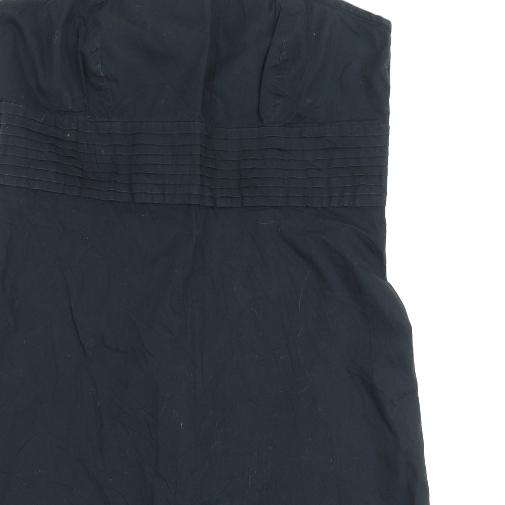 Gap  Womens Black  100% Cotton Fit & Flare  Size 14  Off the Shoulder