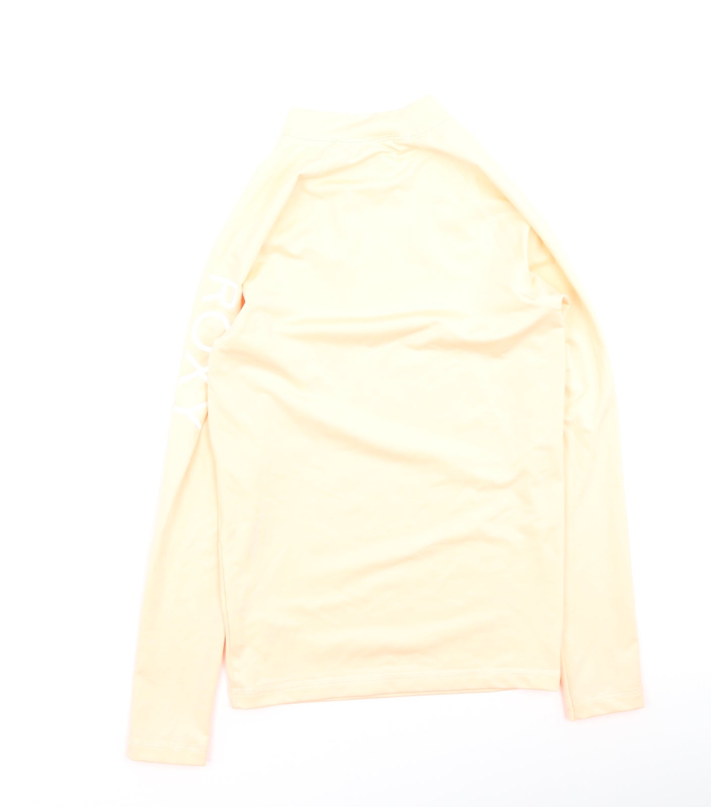 Pink Soda Girls Orange  Polyester Basic Casual Size L High Neck