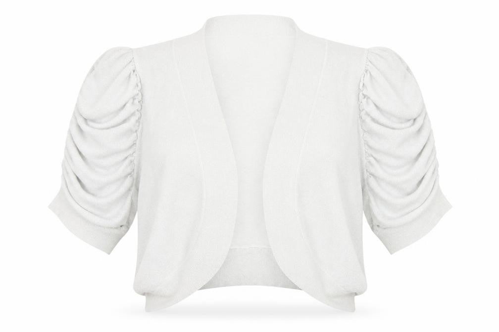 Glamorosa Womens Silver V-Neck  Viscose Cardigan Jumper Size 22