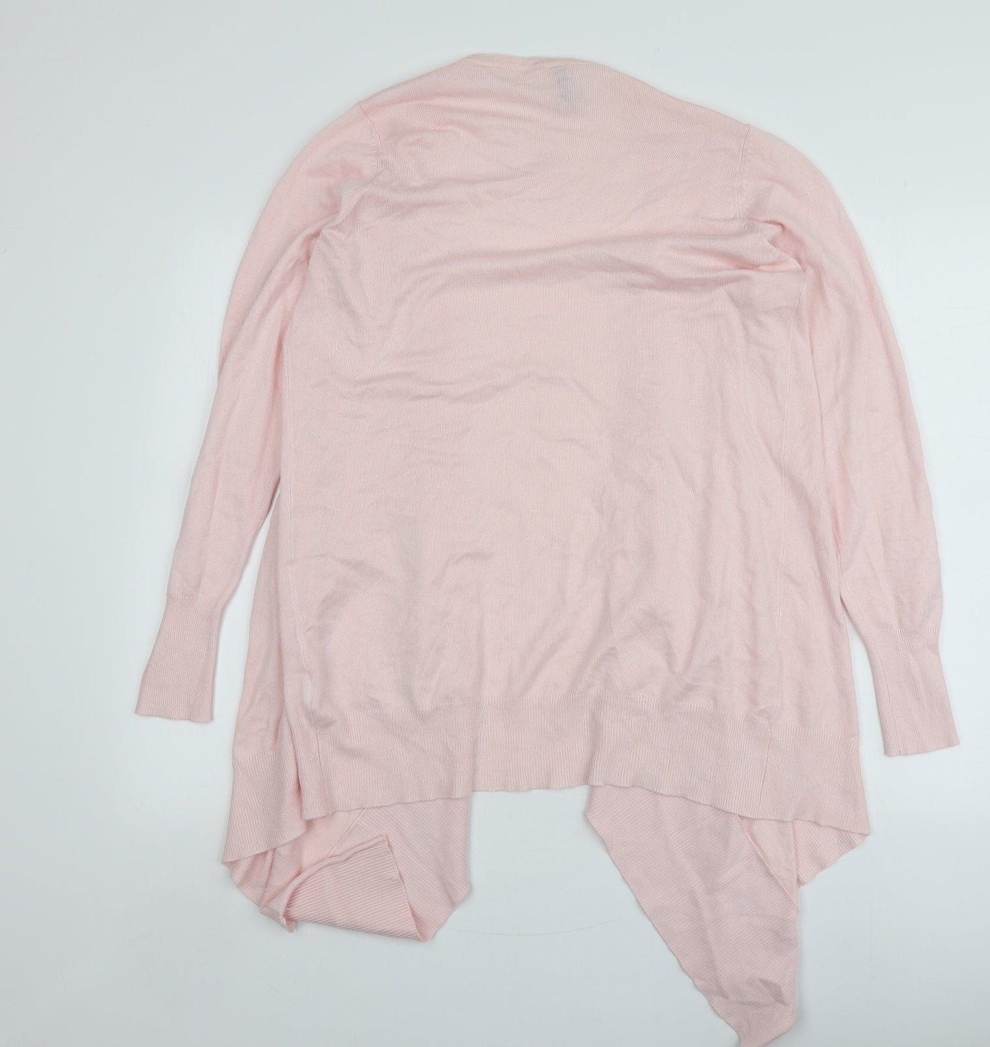 Capsule Womens Pink V-Neck  Viscose Cardigan Jumper Size 6