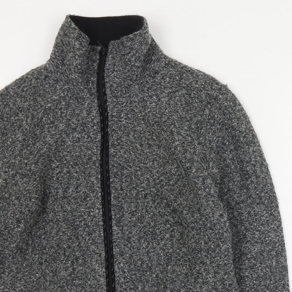 Minuet Womens Grey   Jacket  Size 16  Zip