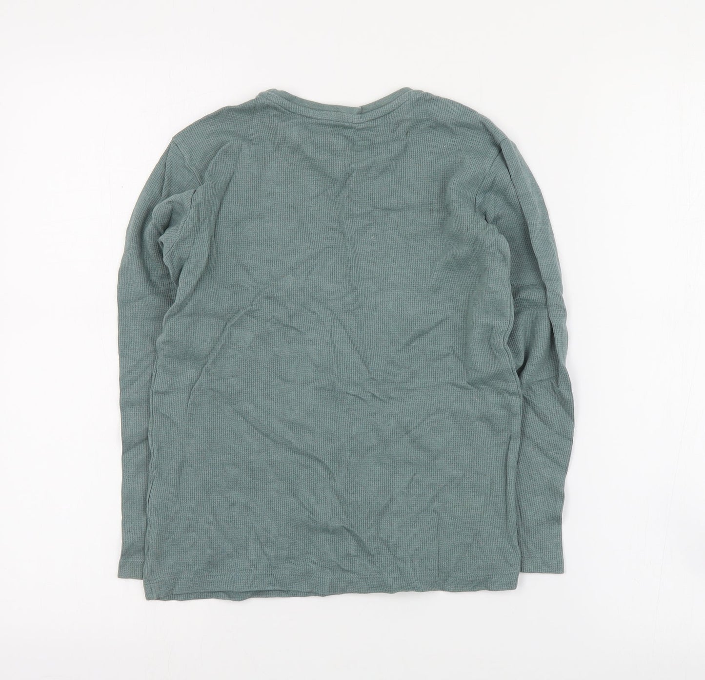 Dunnes Boys Blue Round Neck  Cotton Pullover Jumper Size 8-9 Years  Pullover