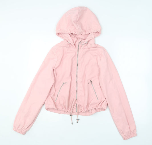 Bershka Girls Pink   Jacket Coat Size S