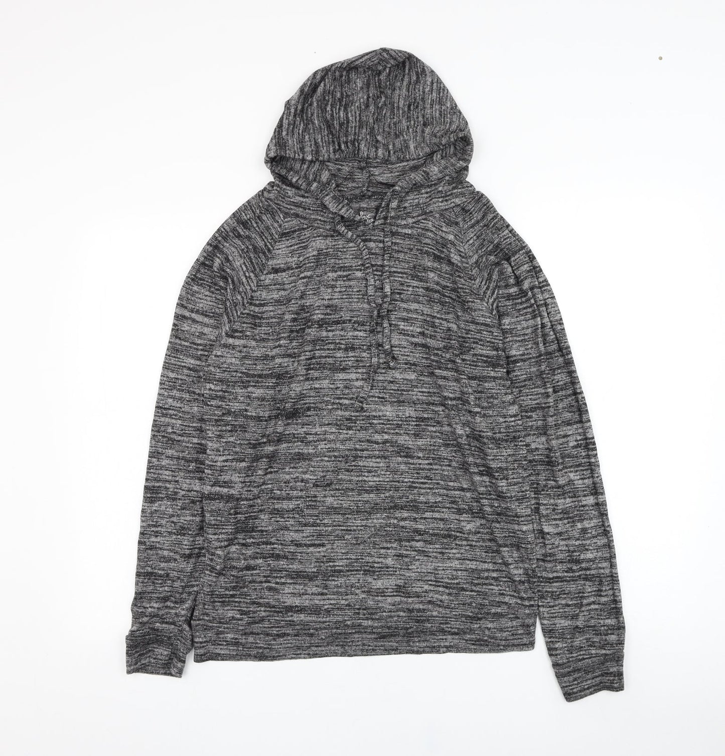 Primark Womens Grey  Viscose Pullover Hoodie Size 10  Pullover