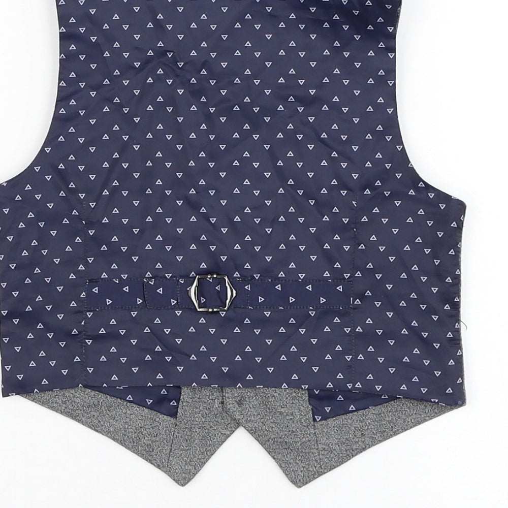 Outfit Boys Grey   Jacket Waistcoat Size 18-24 Months   Button