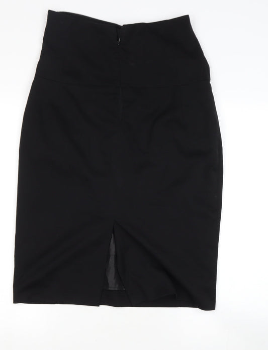 DUNNES STORES  Womens Black  Polyester Pettiskirt Skirt Size 12