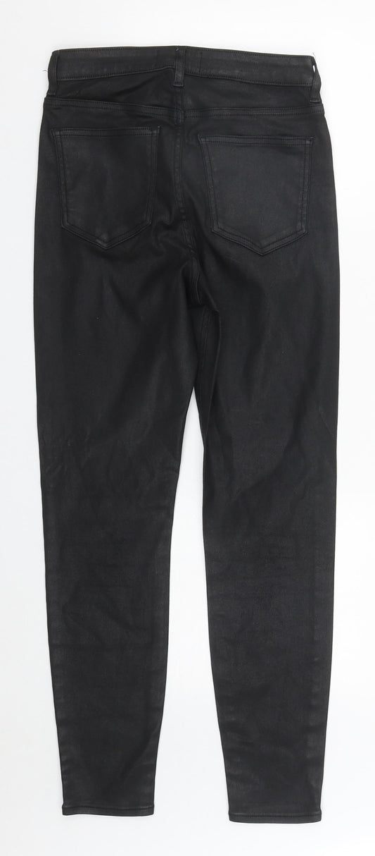 ASOS Womens Black  Cotton Straight Jeans Size 26 in L27 in Regular Zip