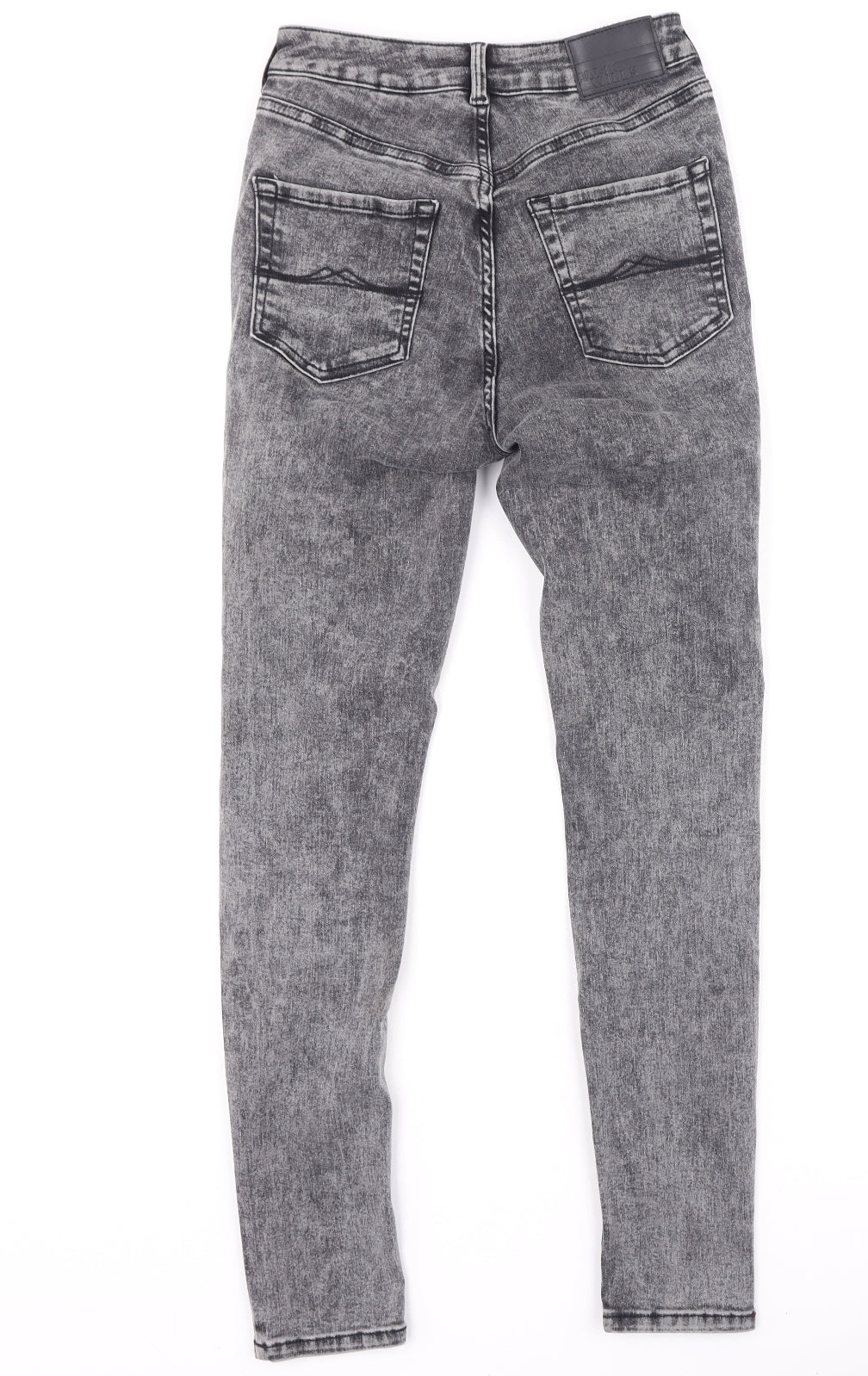 Jack Wills Womens Grey  Cotton Skinny Jeans Size 25 L26 in Regular