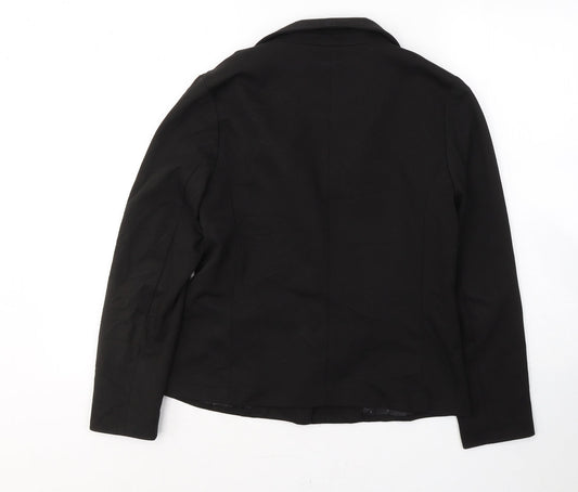 Dorothy Perkins Womens Black   Jacket Blazer Size 8  Button
