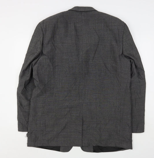 Ciro Citterio Mens Grey  Wool Jacket Suit Jacket Size 44
