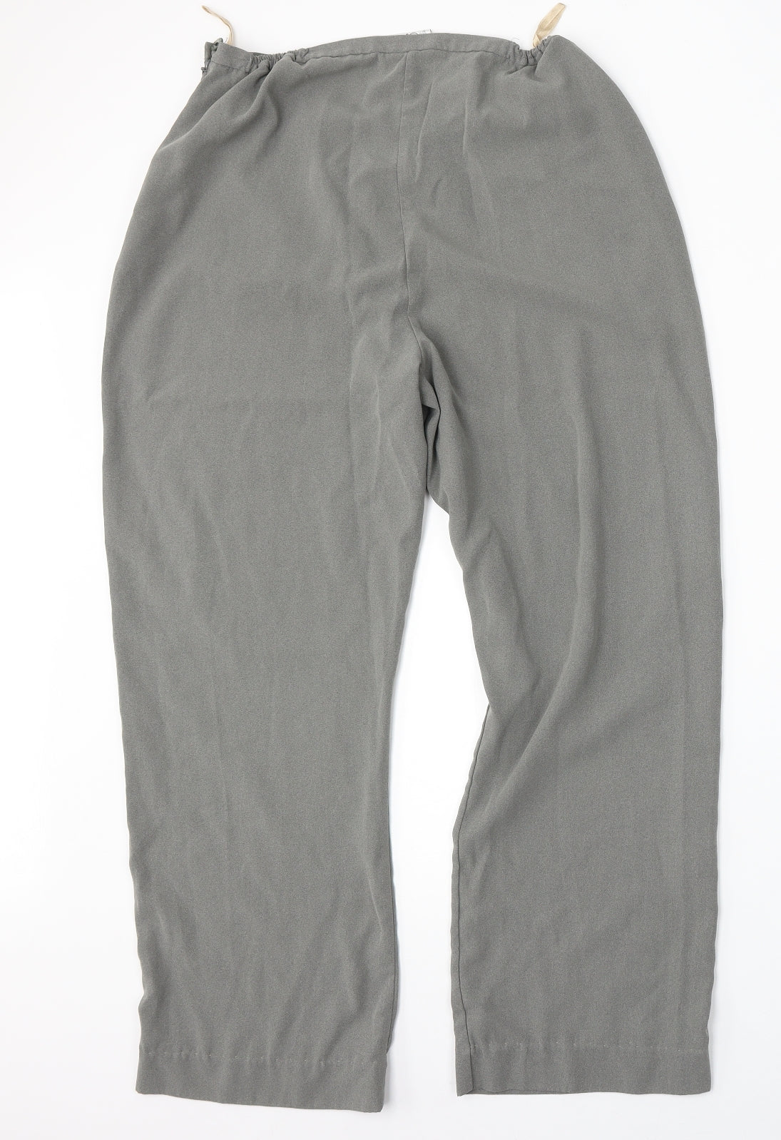 BHS Womens Grey  Polyester Trousers  Size 14 L28 in Regular