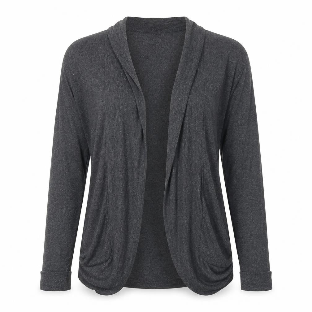 Dunnes Womens Grey Collared  Viscose Cardigan Jumper Size 10