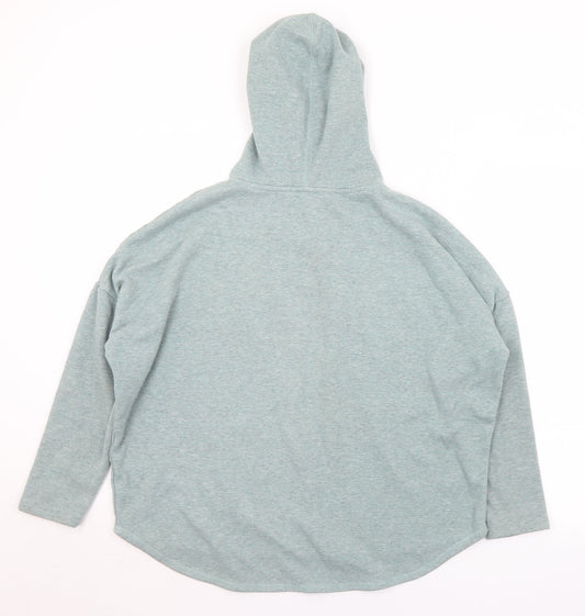 Dunnes Stores Womens Green  Polyester Pullover Hoodie Size M