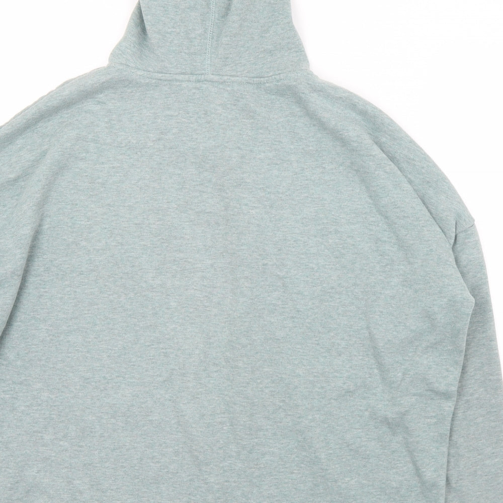 Dunnes Stores Womens Green  Polyester Pullover Hoodie Size M