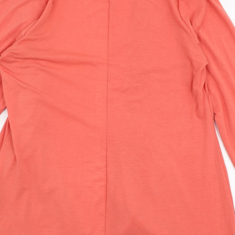 Bonprix Collection Womens Pink V-Neck  Polyester Cardigan Jumper Size S