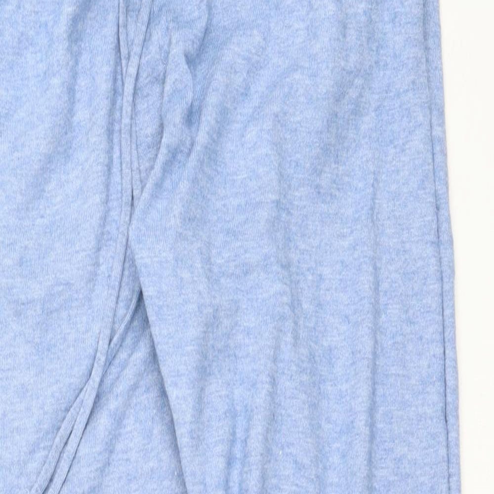 NEXT Womens Blue  Viscose Jogger Trousers Size M L28 in Regular