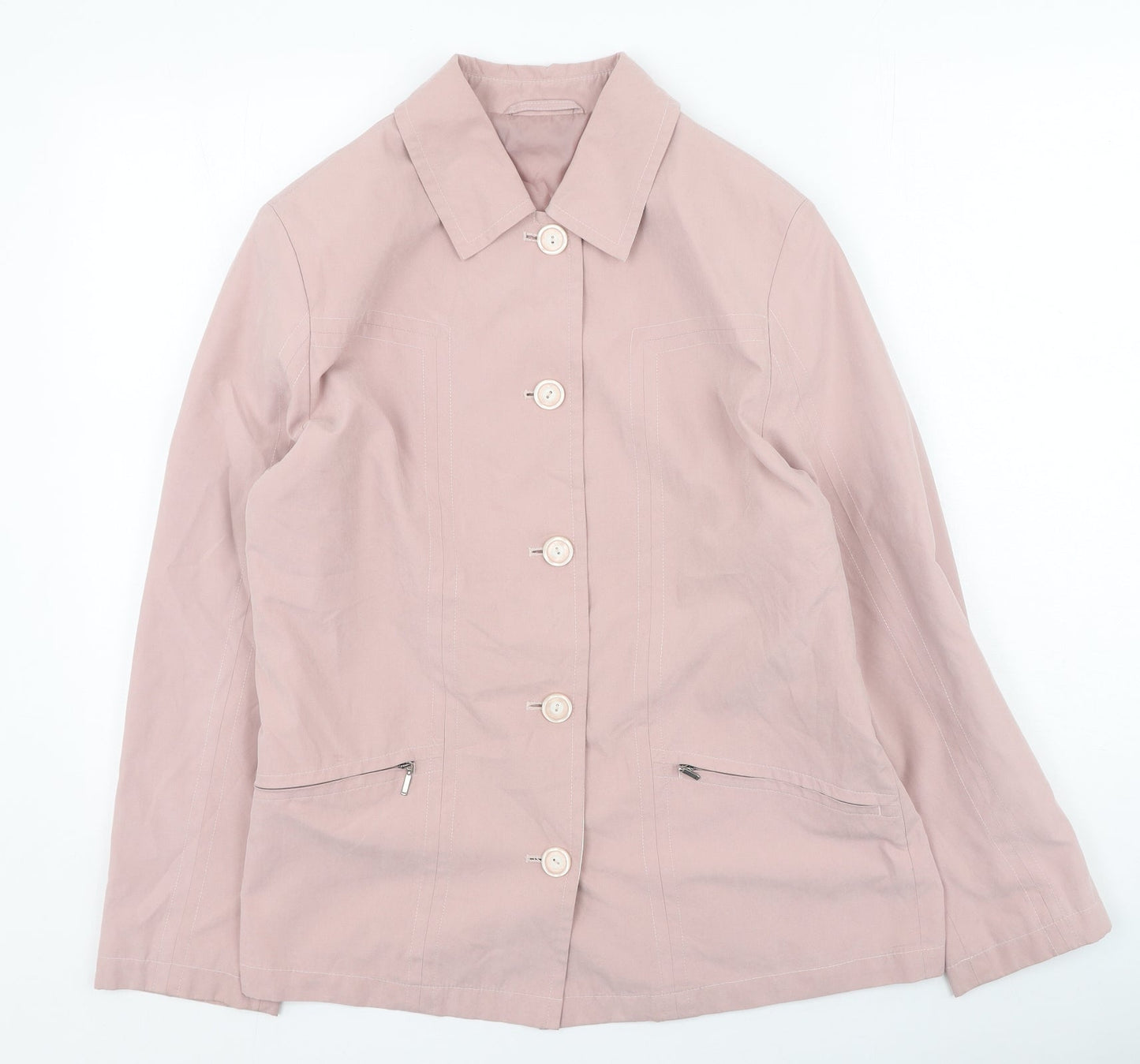 Preworn Womens Pink   Jacket Coatigan Size 10