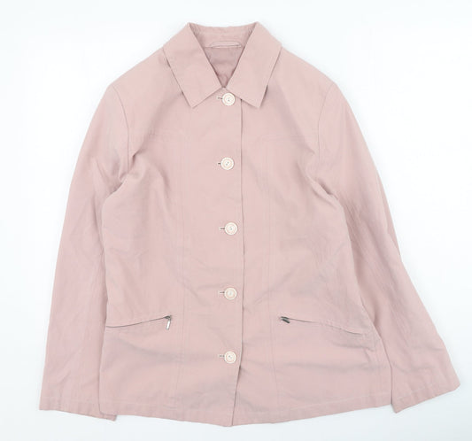 Preworn Womens Pink   Jacket Coatigan Size 10