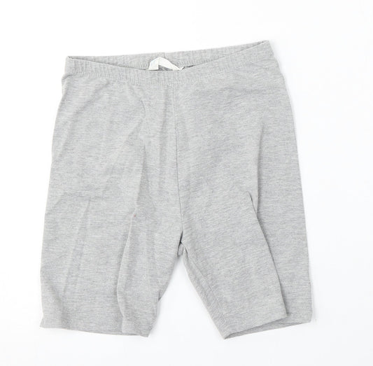 Primark Womens Grey  Polyester Sweat Shorts Size 6 L5 in Regular