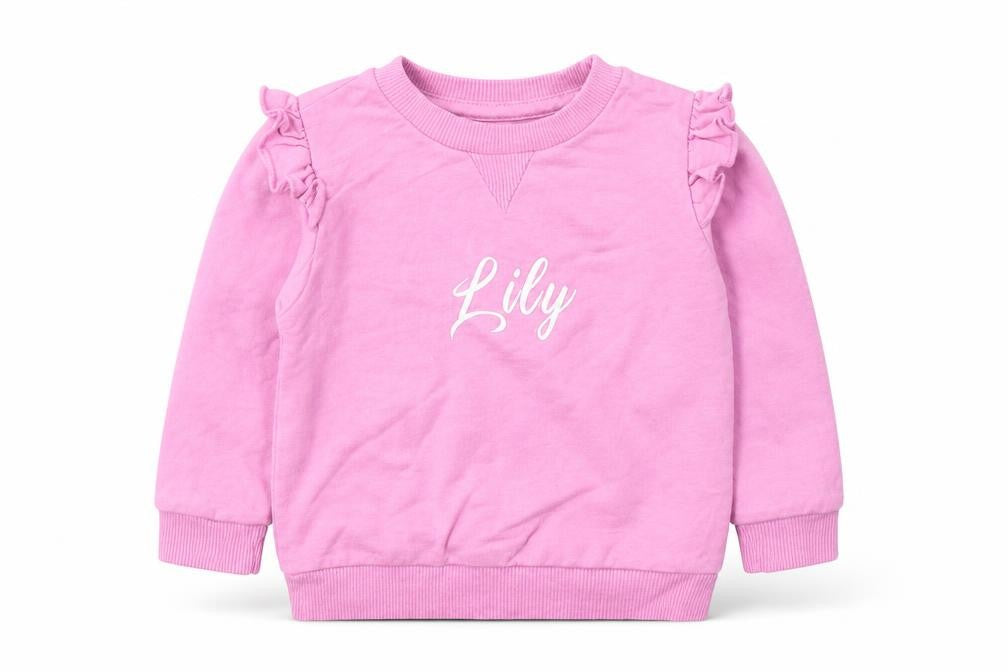 Studio Girls Pink  Cotton Pullover Jumper Size 6-9 Months  Pullover - LILY