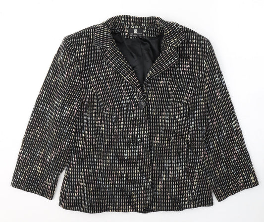 Paul Separates Womens Black   Pea Coat Coat Size 14  Button