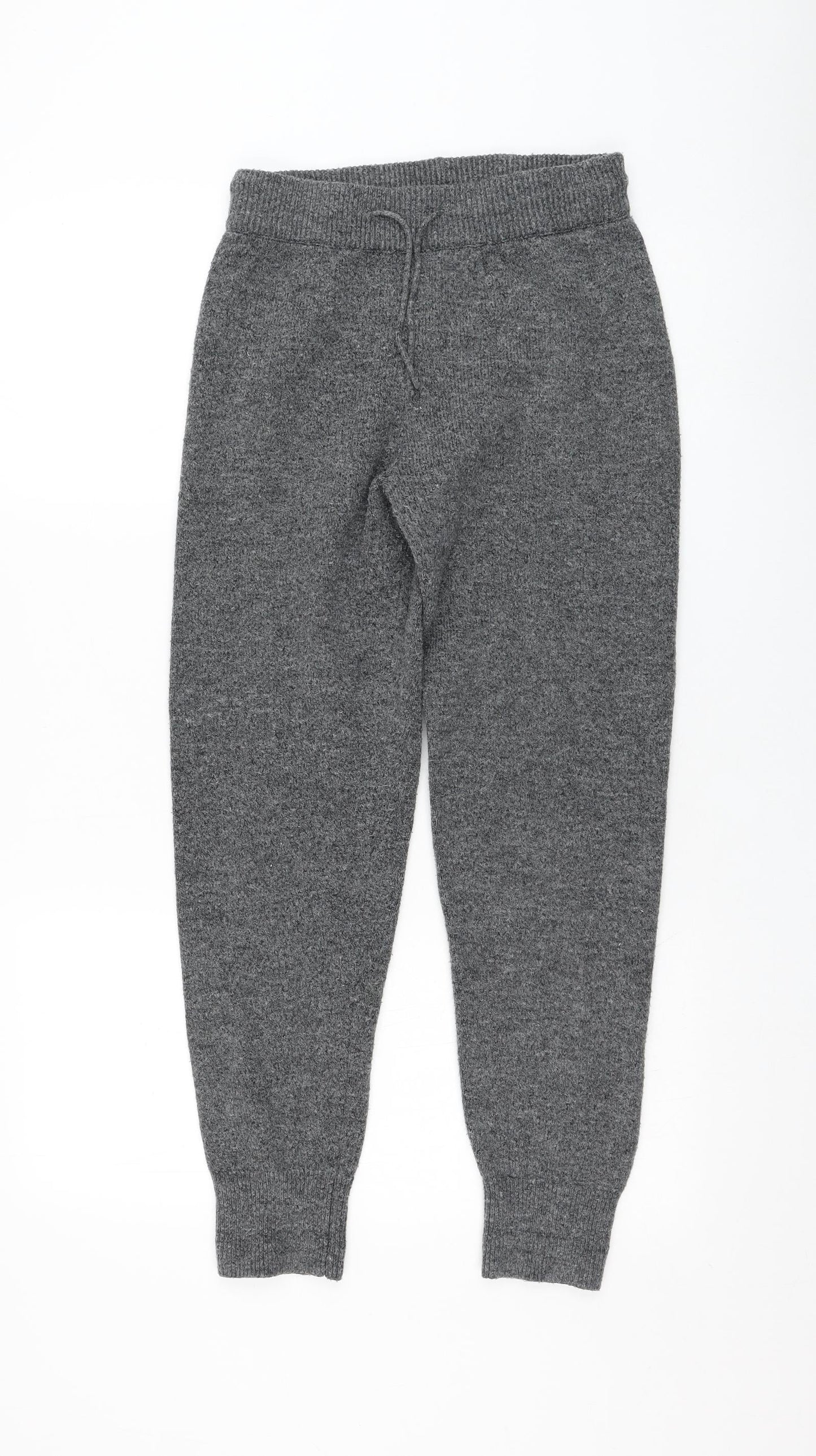 Gallery Womens Grey  Polyester Jogger Trousers Size S L28 in Regular