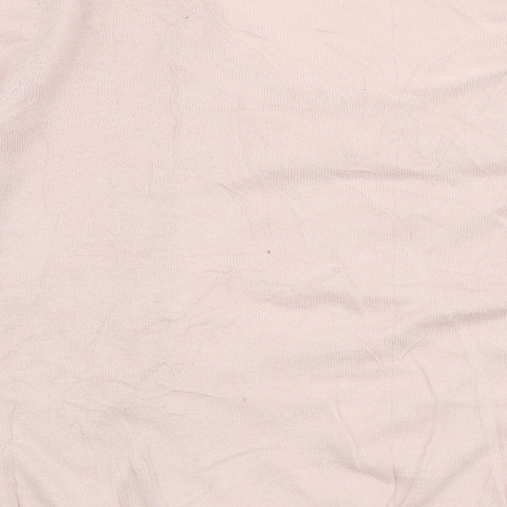 NEXT Womens Pink Round Neck  Cotton Pullover Jumper Size 14