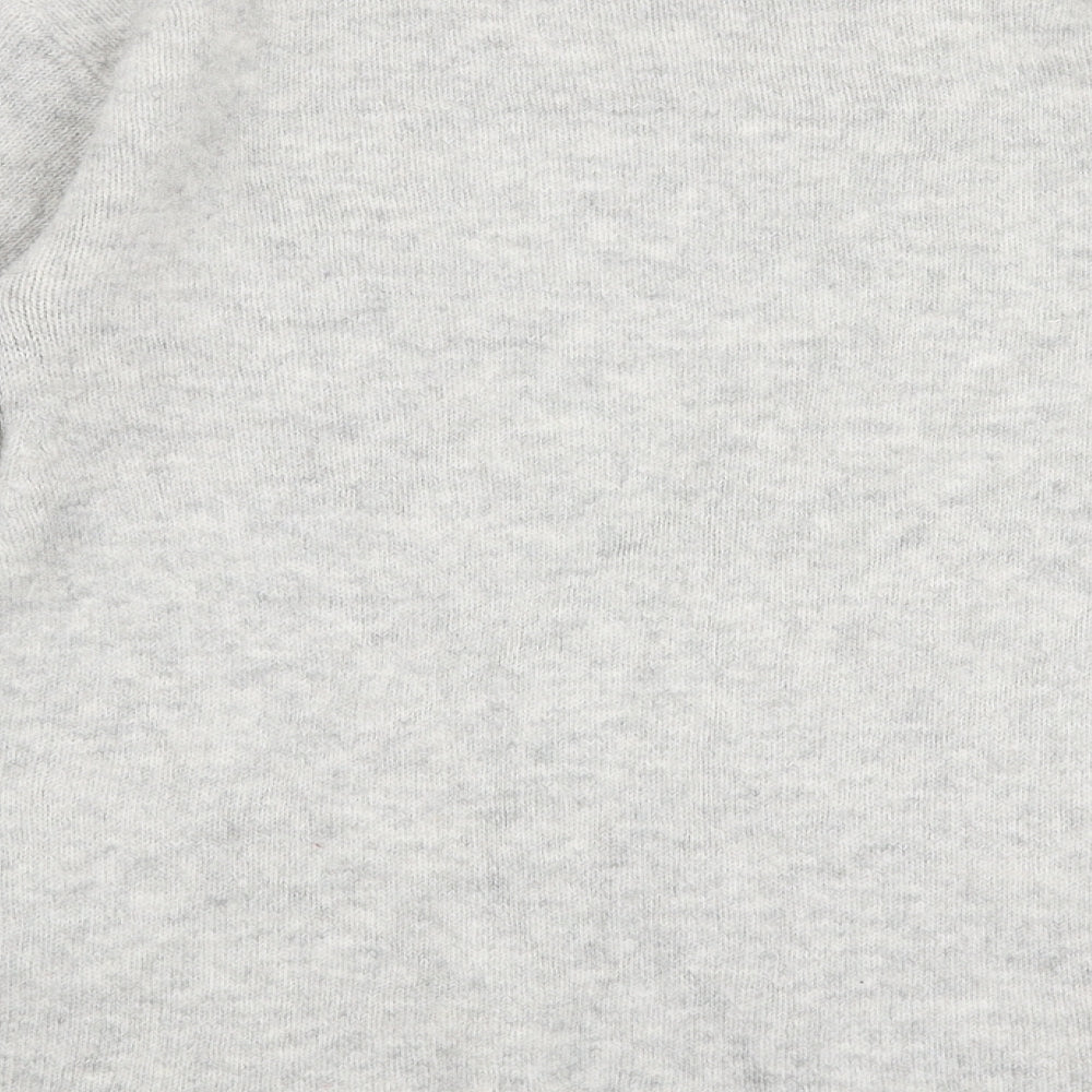 Marks and Spencer Womens Grey High Neck  Acrylic Pullover Jumper Size S